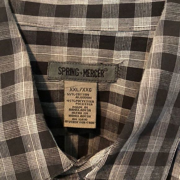 Spring + Mercer XXL / XXG button down - Picture 3 of 8